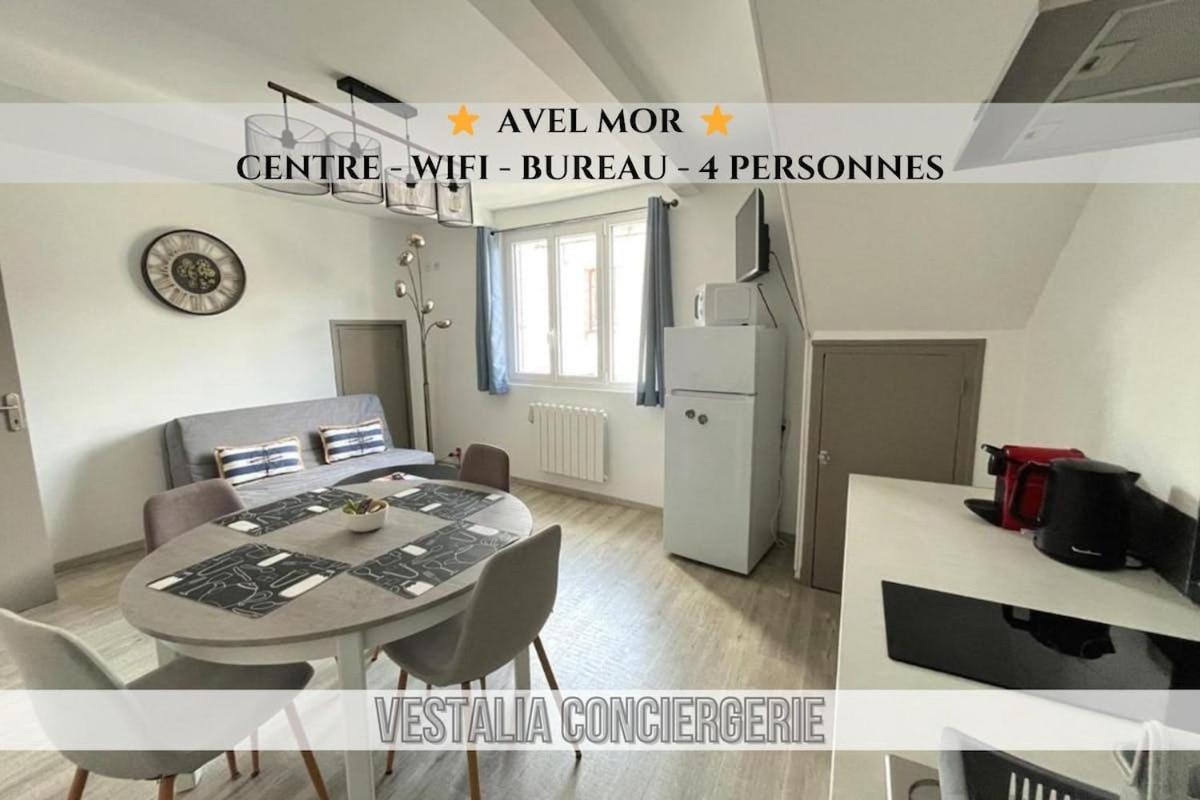 Апартаменти -Avel Mor- T2 2Eme Etage Centre Wifi Пон-Аван Екстер'єр фото